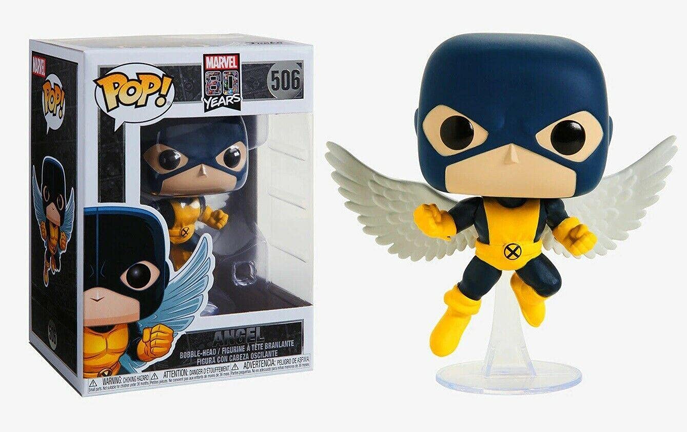 Funko Pop! Bobble Marvel: 80th-First Appearance-Angel - Marvel Comics - Cómics Marvel - Figura de Vinilo Coleccionable - Idea de Regalo - Mercancia Oficial - Juguetes para Niños y Adultos