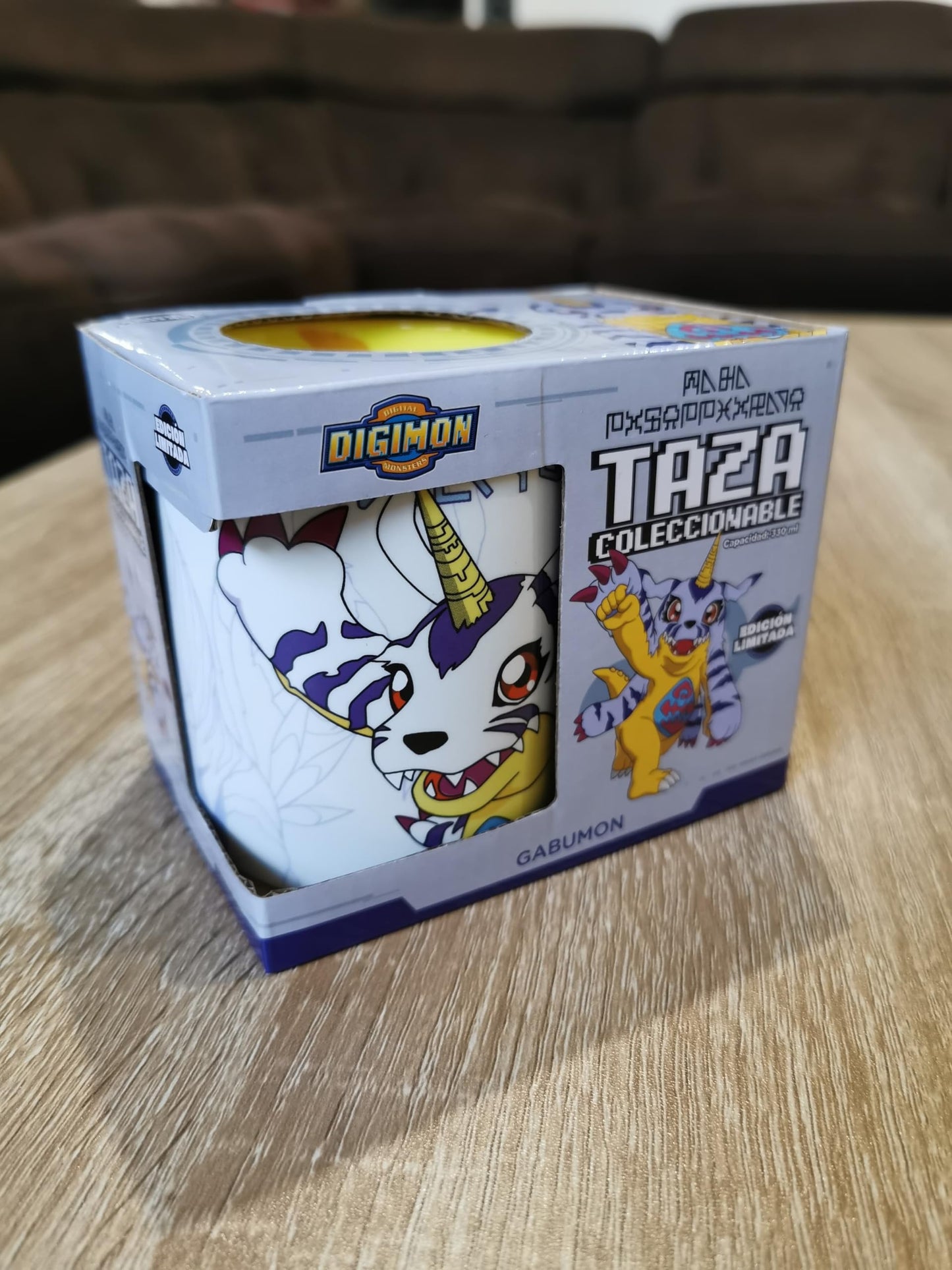 Taza Coleccionable de Gabumon de Digimon - Edición Limitada 330 ml