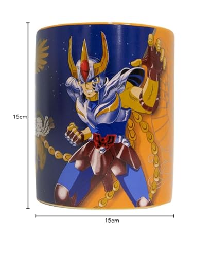 Geek Industry Taza Caballeros del Zodiaco - Geek Industry (Naranja)