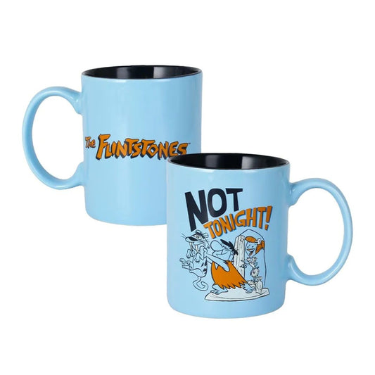 LOS PICAPIEDRAS TAZA PARA CAFE NOT TONIGHT