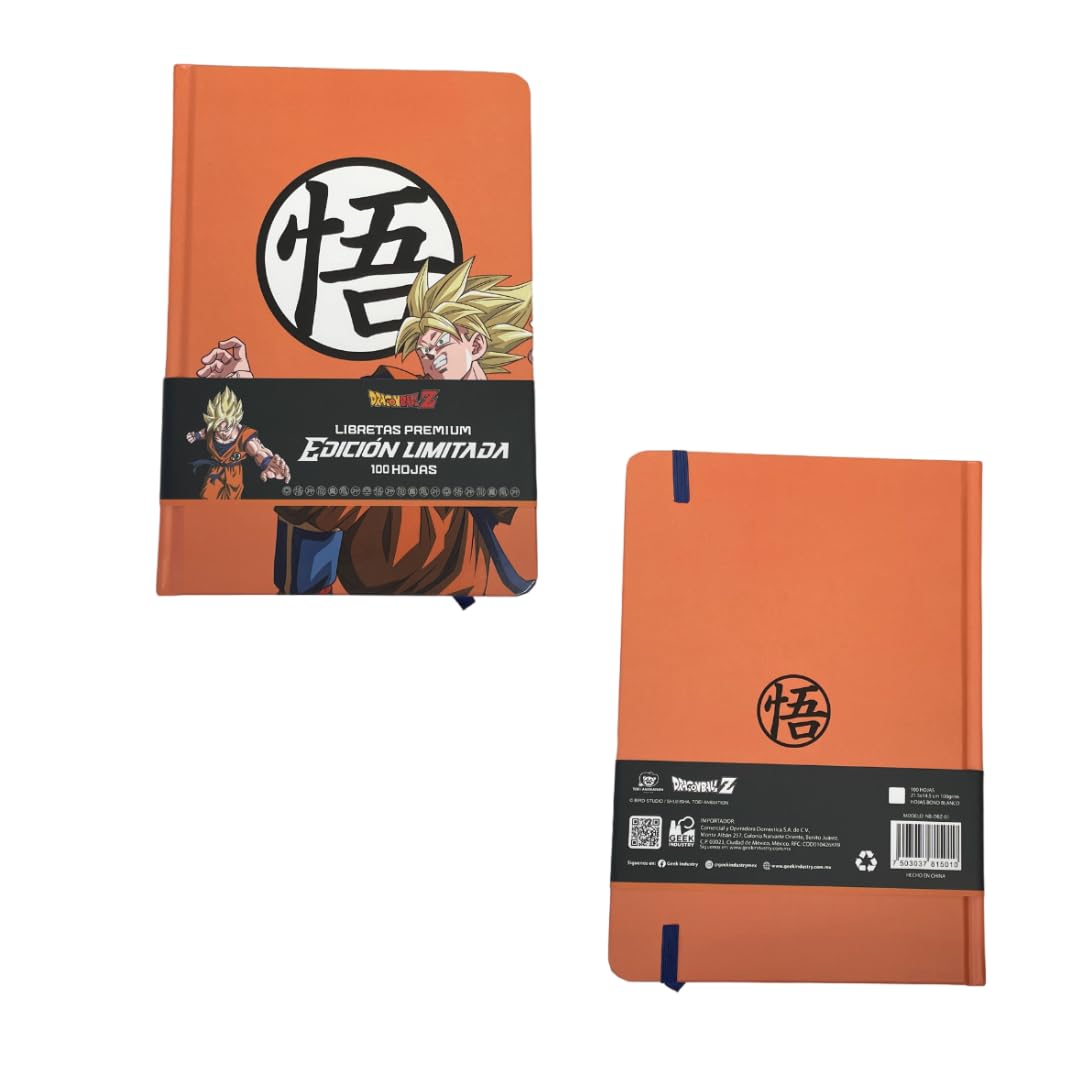 Libretas Goku - Geek Industry (Naranja)