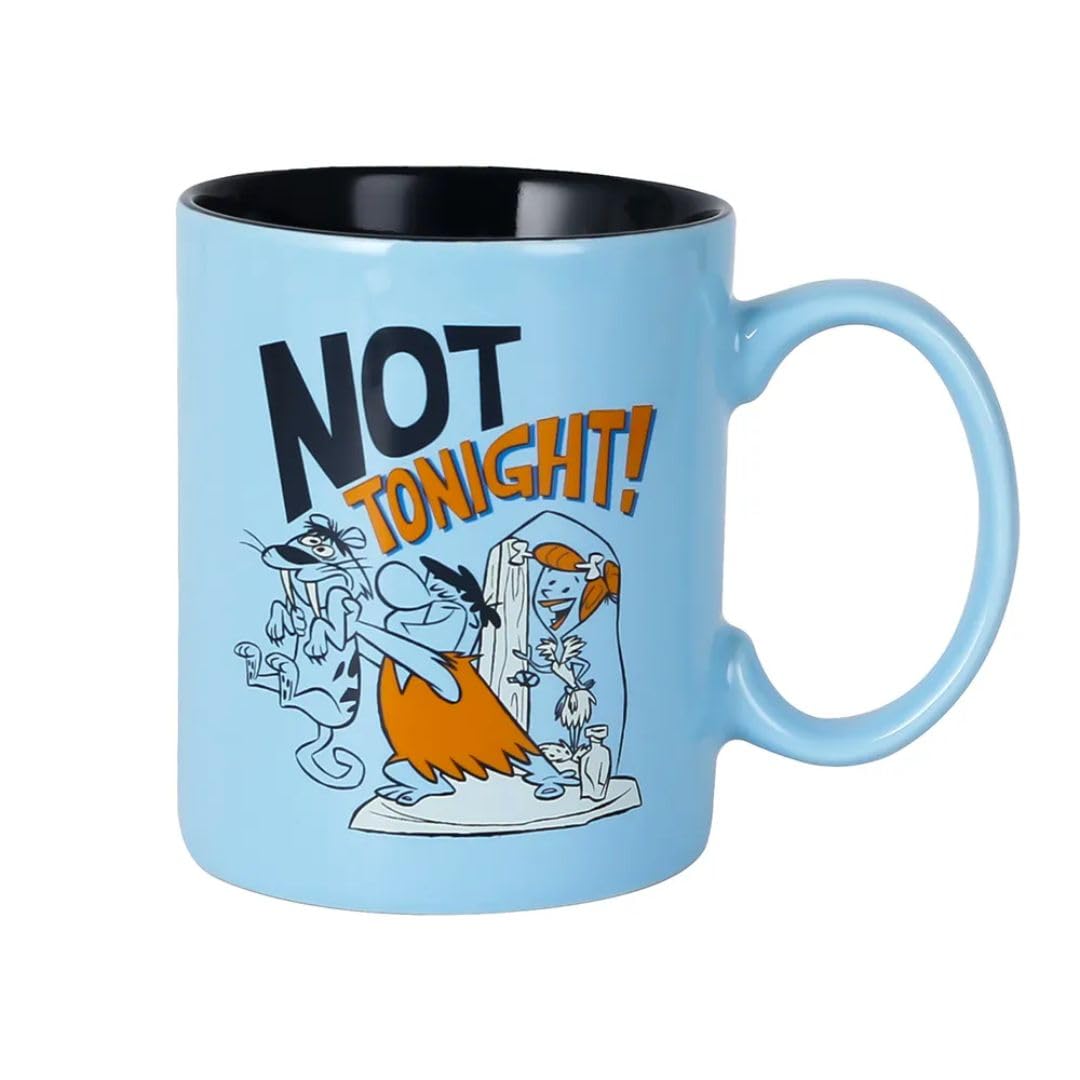 LOS PICAPIEDRAS TAZA PARA CAFE NOT TONIGHT