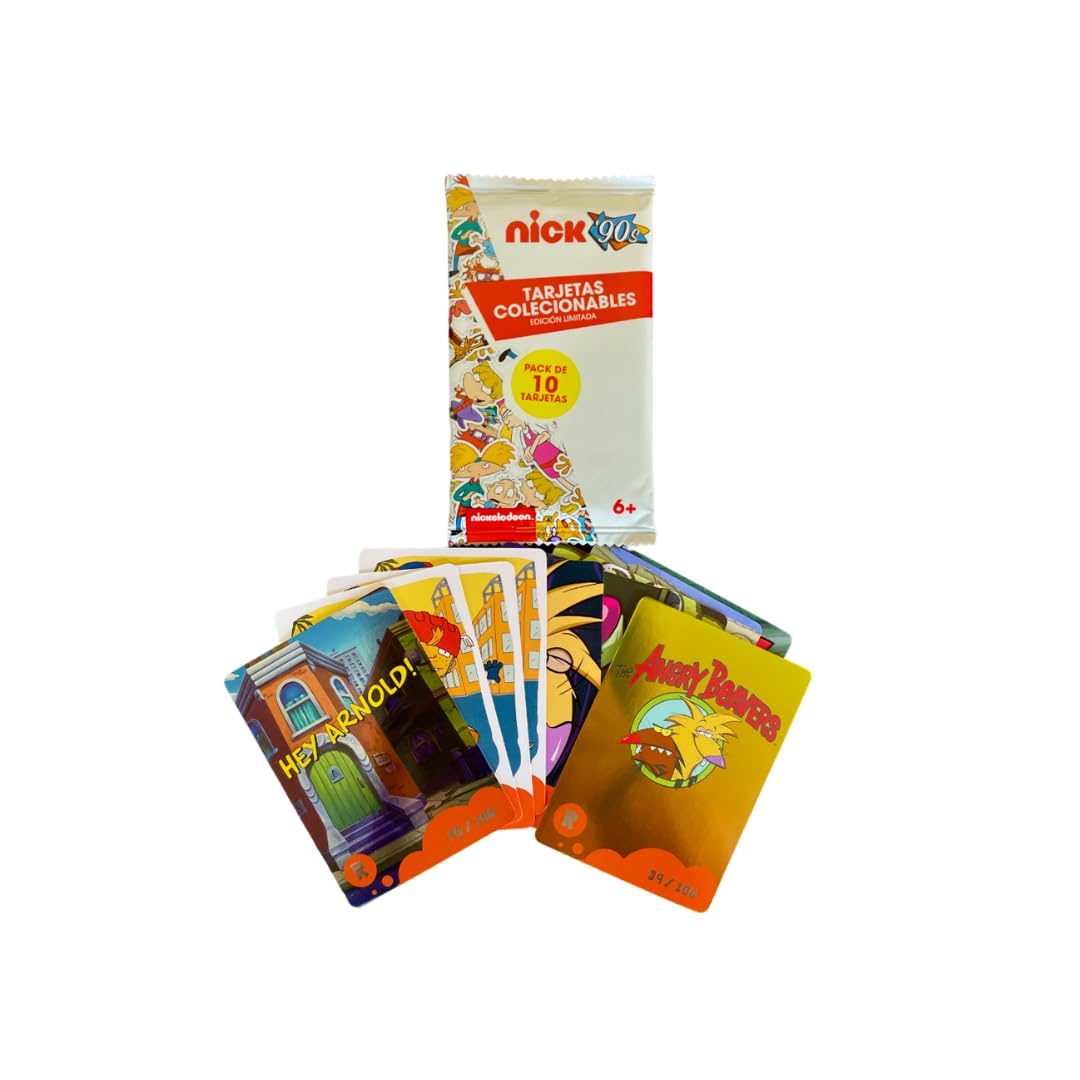 GEEK INDUSTRY TCG - Tarjetas Coleccionables Nickelodeon, Bob Esponja y Turtugas Ninja Booster Pack (Blanco)