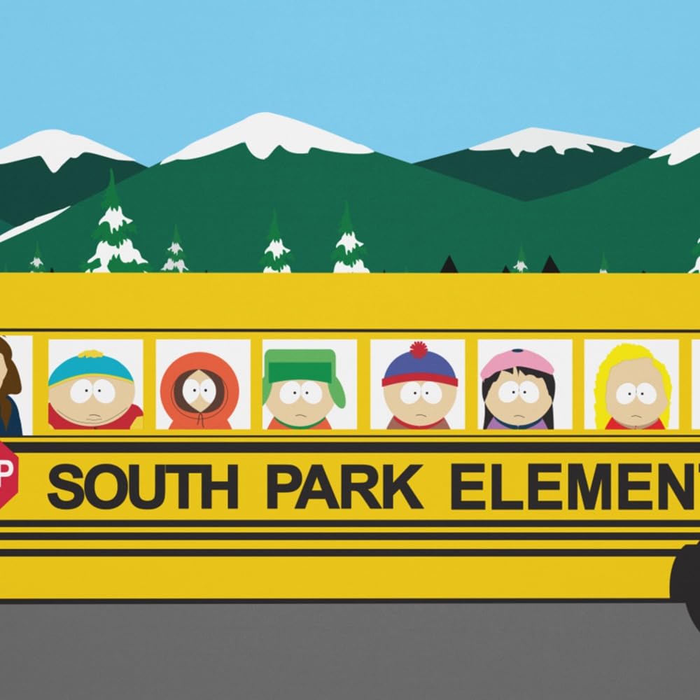 South Park camión Stop - Tapete para juegos - 36 x 18 pulgadas, con licencia oficial