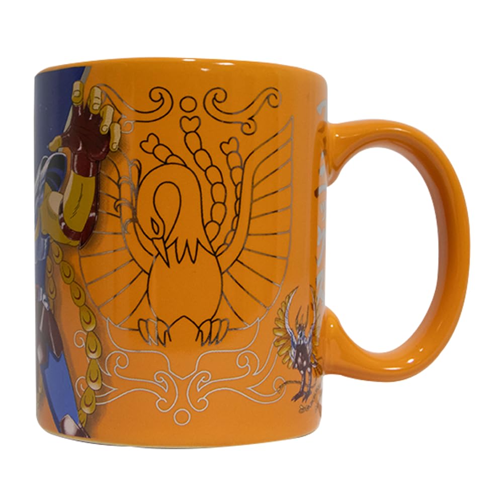 Geek Industry Taza Caballeros del Zodiaco - Geek Industry (Naranja)