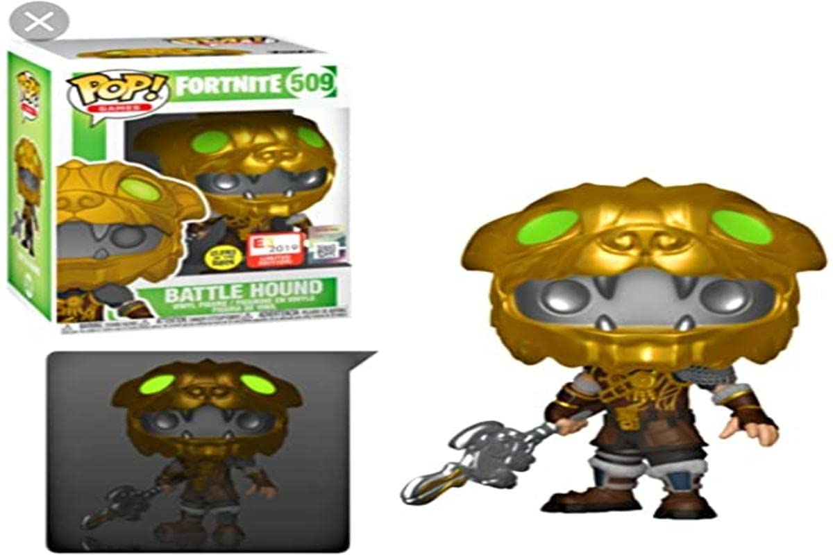 Fornite Pop! Battle Hound Glow in The Dark E3 2019 Limited Edition