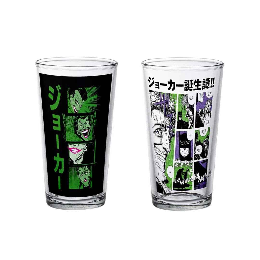 BATMAN VASOS DE VIDRIO COMICS 4 PACK DC COMICS