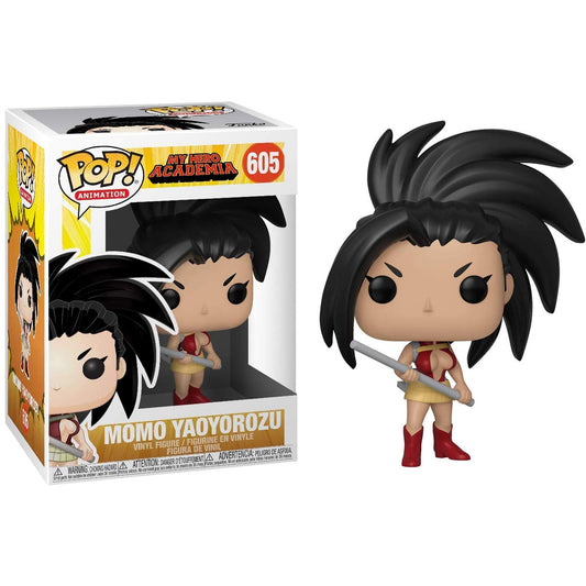 Momo Yaoyorozu: Fun ko Pop! Animation Figura de vinilo y 1 paquete protector gráfico compatible (605 - 42935 - B)