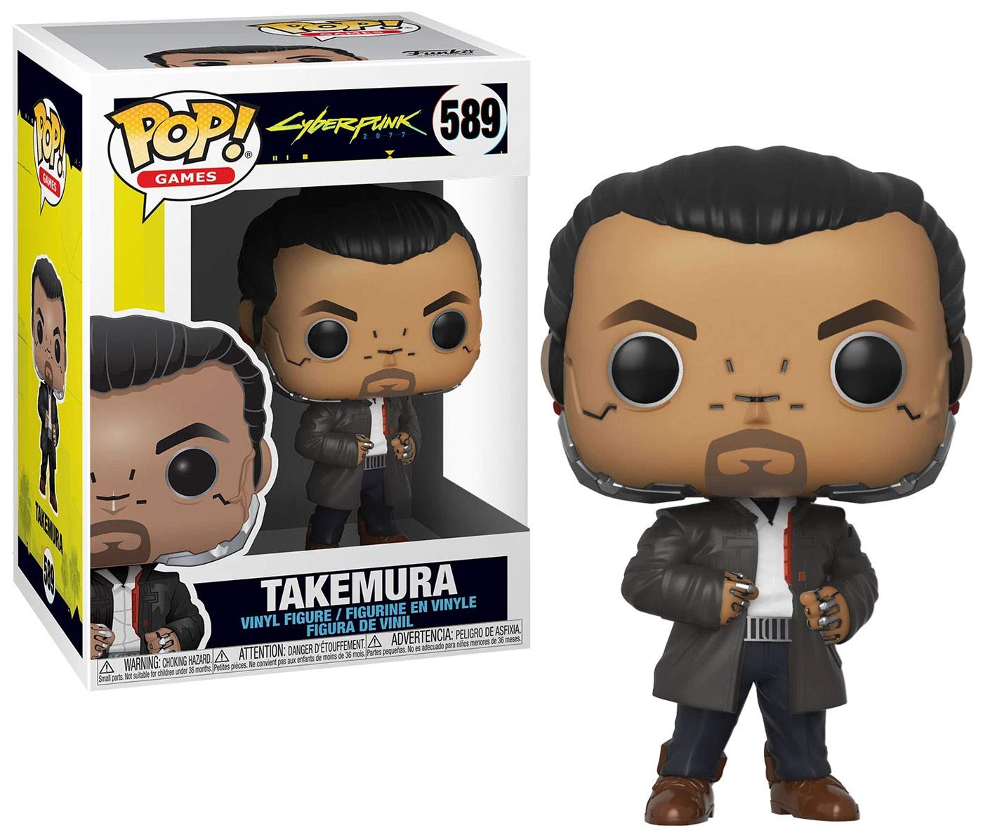 Funko Pop! Games: Cyberpunk 2077 - Takemura, Multicolor