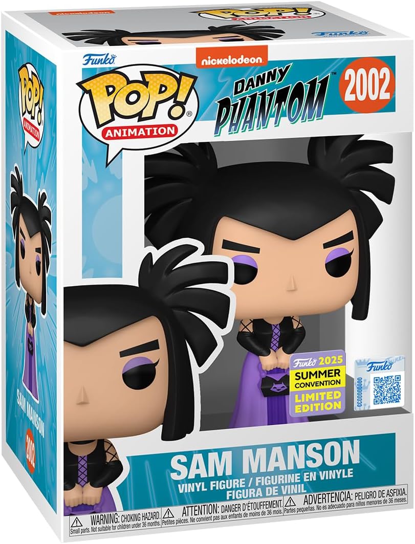 Pop Sam Manson Funko 2025 Summer Convention Limited Edition 2002 - Convención de Verano (con Protector de plástico)