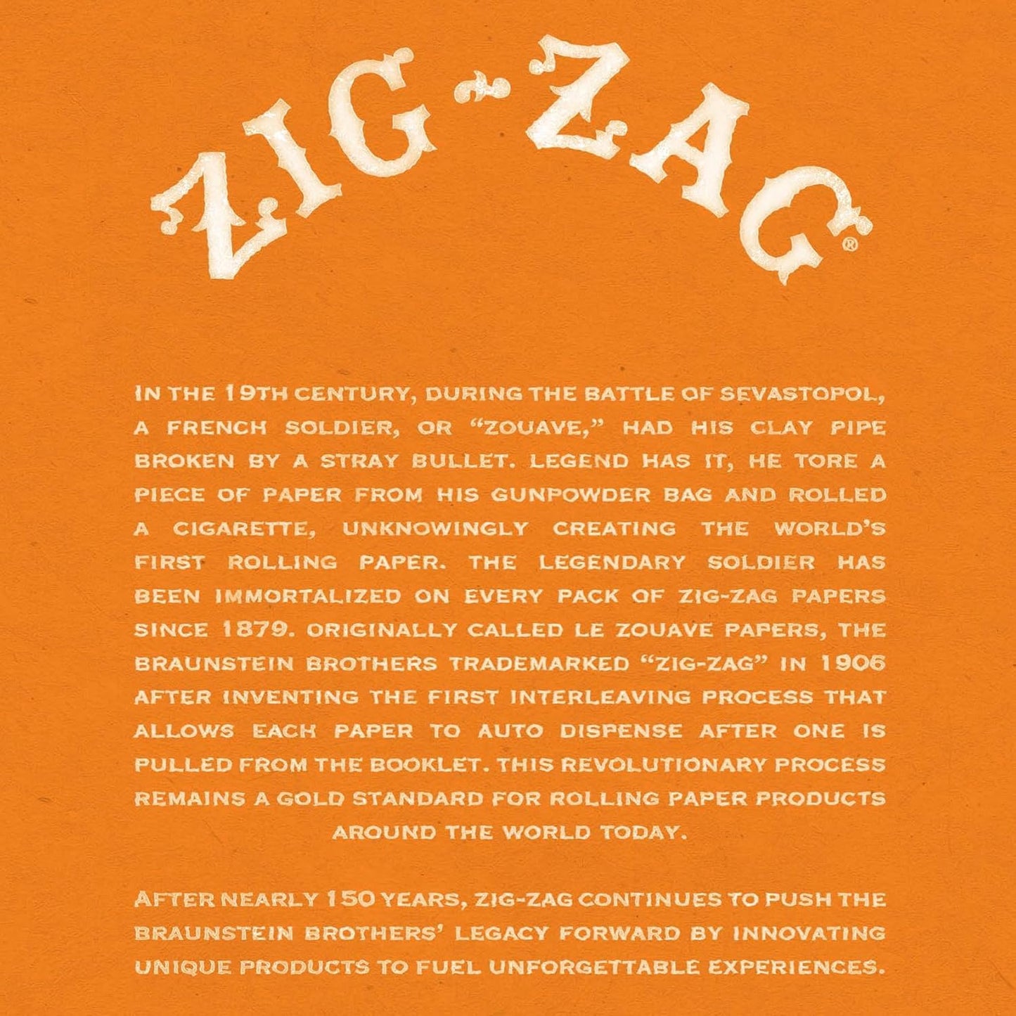Zig-Zag Conos pre-enrollados sin blanquear tamaño 1 1/4 900 ct