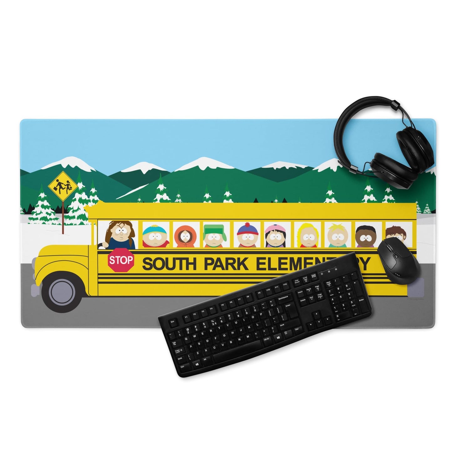South Park camión Stop - Tapete para juegos - 36 x 18 pulgadas, con licencia oficial