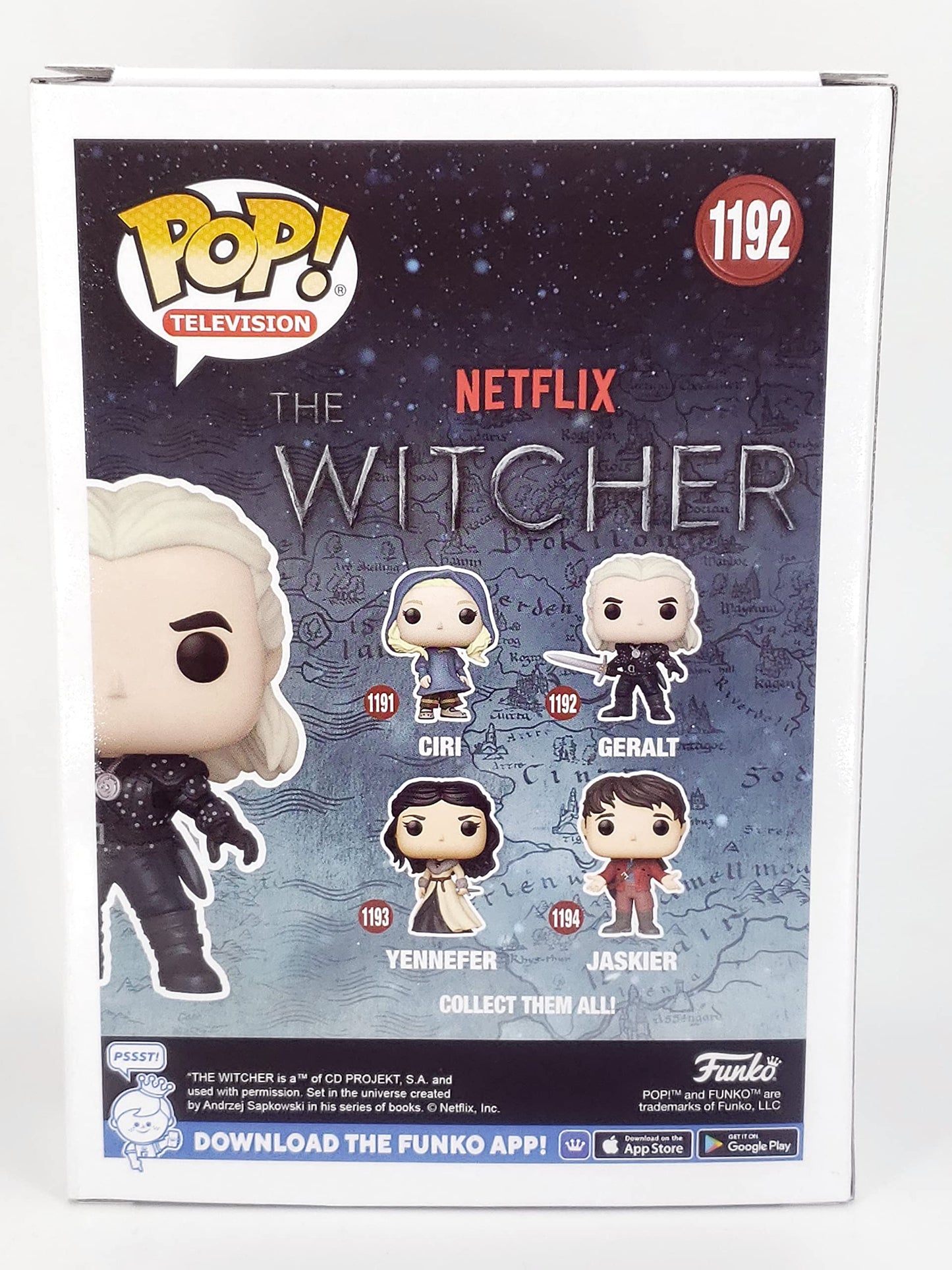 Funko Pop! TV: Witcher- Geralt Chase incluido con protector Pop EcoTEK